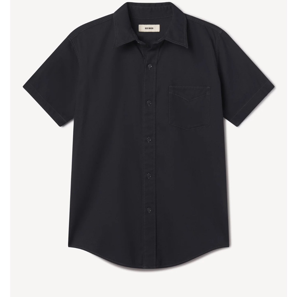 Men's Navy Short Sleeve Shirt